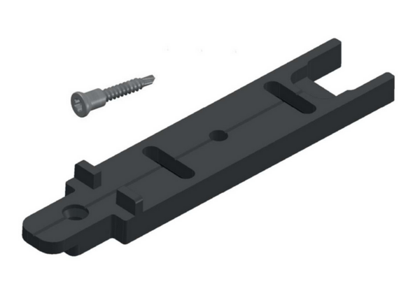 Facade fastening clip for Hollow profile rhombus<br>FPHR 10520 RP 12725